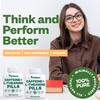 Purisure Caffeine Theanine Capsules, Caffeine Pills 100mg L Theanine for Pre Workout, Energy, and Clarity, Energy Pills for Fatigue, Nootropic Supplement, 120 Day Supply view 4