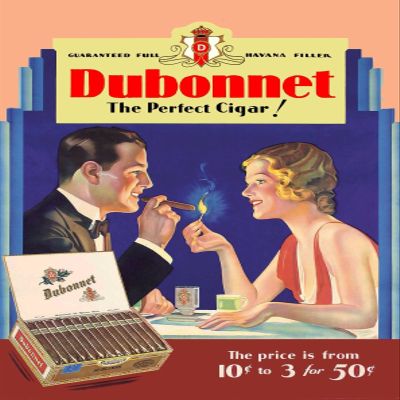 Magnet Cuba Cuban Havana Habana Dubonnet Cigar Cigars Travel Advertisement Magnet