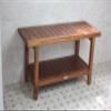 AquaTeak The Original 36" Spa Teak Shower Bench - Shower Stool with Storage Shelf & Premium Teak Oil - Durable Water Resistant Shower Chair - Shaving Foot Rest - Indoor & Outdoor Use view 2