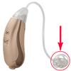 10 pcs Hearing Amplifier Dome Open Fit Ear Tip Earplug Earbuds for RIC Hearing Aids (M 9mm) view 4
