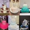 Honbay 16 Cake Topper Premium Sparkly Crystal Rhinestones Cake Topper Cake Decoration for Sweet 16th Birthday Party (16 Silver) view 3