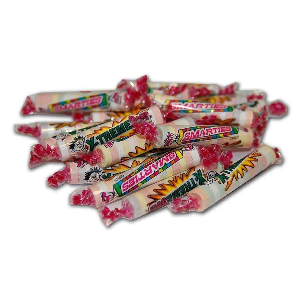Ce De X-Treme Sour Smarties Candy Rolls - 1 lb bag
