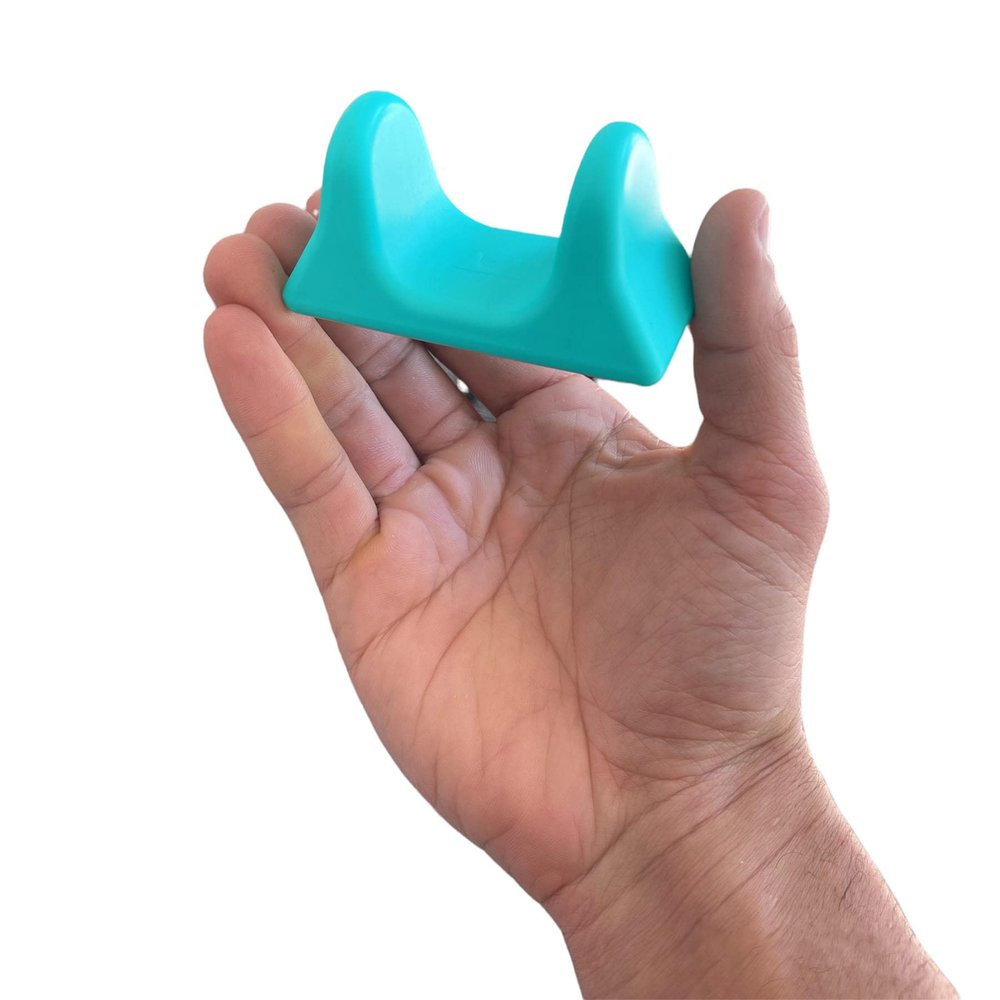 PSO-Mini Muscle Release Tool and Handheld Personal Self Massager - Mini Deep Tissue Massage Tool - Bora Teal Blue