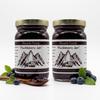 Bounty Foods Huckleberry Jam 2 Pack of 9 oz Jar - Montana Wild Grown Berries for Breakfast, Desserts, Toppings, Pie Fillings view 1