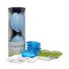 Eye Eco Tranquileyes XL Advanced Warm Compress  Dark Eye Mask for Dry, Irritated Eyes  Help Improve Sleep with Soft Comfort Eye Shade - Microwavable Beads and Self-Heating Instants - Blue view 1