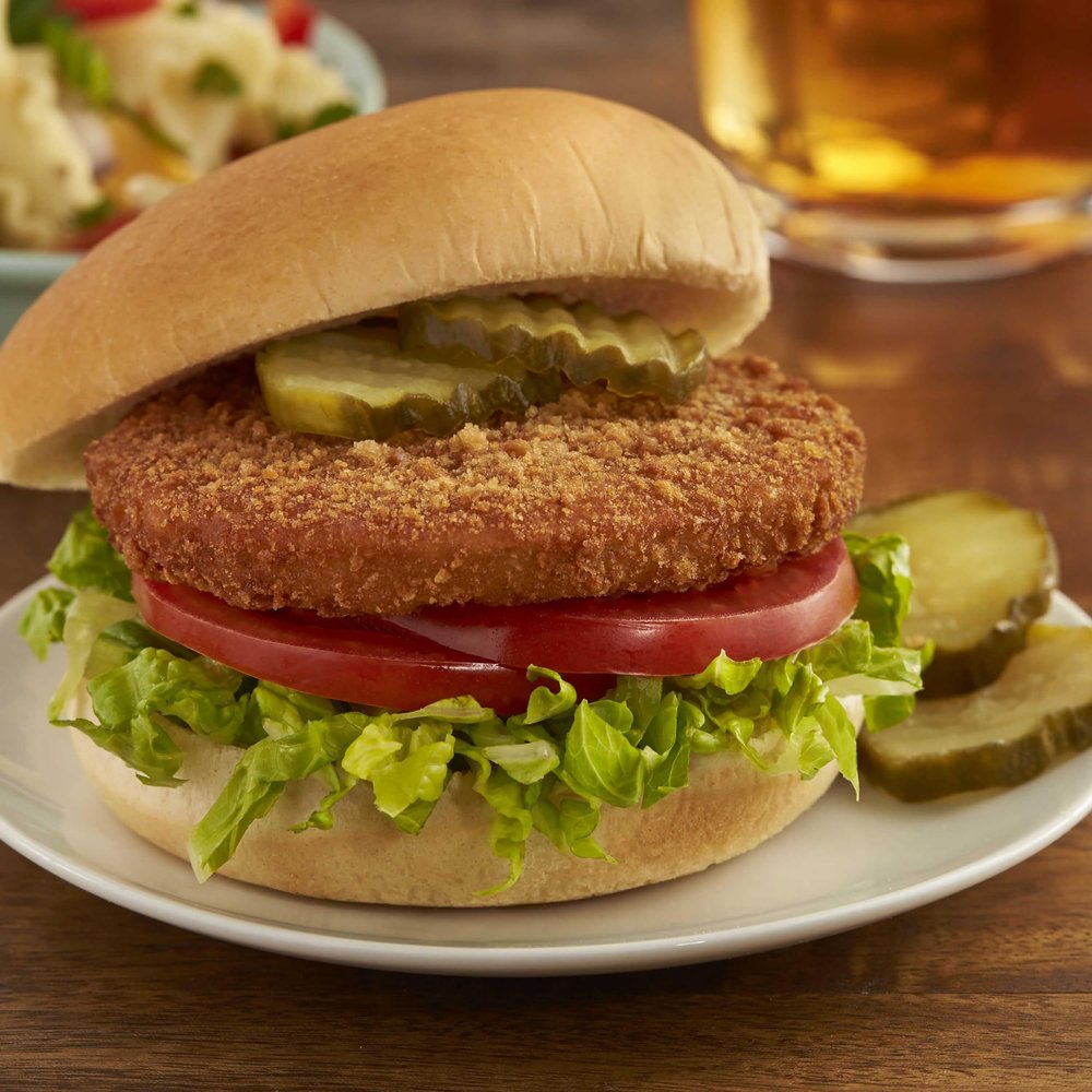 MorningStar Farms Plant-Based Veggie Chik Patties, Breaded Poultry-Style Soy Protein, 2.5 Ounce Patties, 64-Count Bulk Case