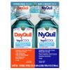 Vicks DayQuil and NyQuil VapoCOOL SEVERE Combo Cold & Flu + Congestion Medicine, Max Strength Relief For Fever, Sore Throat, Nasal Congestion, Sneezing, Cough, 2 x 12 oz Bottles, 1 NyQuil, 1 DayQuil view 1