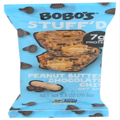 Bobo's Oat Bars, Chocolate Chip Peanut Butter Filled, 2.5 Ounce