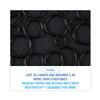 Boardwalk Commode Mat 2.0, Absorbant, Rubber, 22 X 22, Black, 6/carton view 3