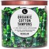L. Organic Cotton Regular Absorbency Compact Tampons 30 Count view 1