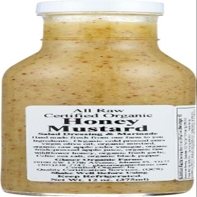 GLASER ORGANIC FARMS Organic Honey Mustard Dressing, 12 OZ
