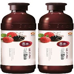 DAESANG Chung Jung One Hong Cho Vital Plus Korean Black Raspberry 900ml x 2 Pack