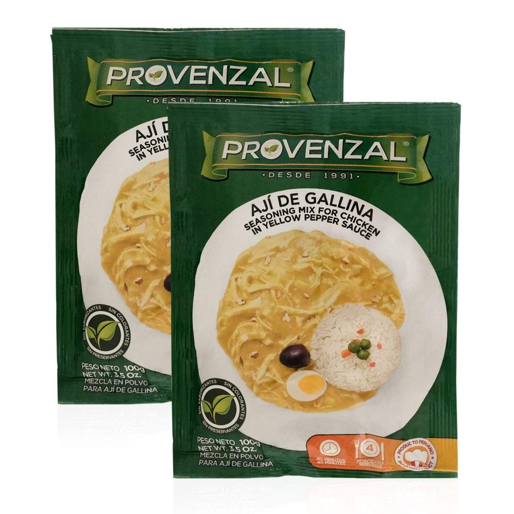 Aji de Gallina Provenzal 2 pack of 3.5 oz each