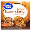 Great Value Chewy Granola Bars, Sweet & Salty Almond, 7.4 oz, 6 Count, pack of 2 view 1