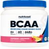 Nutricost BCAA Powder (Raspberry Lemonade, 60 Servings) - Optimal 2:1:1 Ratio view 1