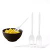 Disposable Plastic Cutlery Fork (50 Count) - Medium Weight White Disposable Plastic Forks - Great for Parties, Office, Lunch, Restaurants by EcoQuality view 1