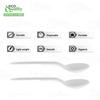 Disposable Plastic Cutlery Spoons (50 Count) - White Disposable Plastic Spoons Medium Weight - Great for Soups, Kitchen, Office, Togo, Lunch, Cafeterias, Restaurants by EcoQuality view 2