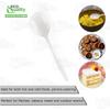 Disposable Plastic Cutlery Spoons (50 Count) - White Disposable Plastic Spoons Medium Weight - Great for Soups, Kitchen, Office, Togo, Lunch, Cafeterias, Restaurants by EcoQuality view 4