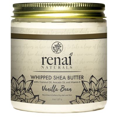 Vanilla Bean Whipped Shea Butter (8 oz)