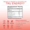 TRU Supplements Energy, Pre Workout Training Formula, Vegan Friendly, No Jitters, Improve Workout Performance, Naturally Extracted Flavors, 20 Servings (Strawberry Lemonade) view 2