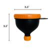 Large On The Go Funnels, Best Protein Supplement Funnels for Pre and Post Workout Supplements | Armed Forces Favorite, Fill N Run (2, 230ML) view 3