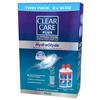 Clear Care Plus with Hydraglyde Cleaning & Disinfecting Solution Twin Pack with 2 Lens Cases Included 16 oz view 2