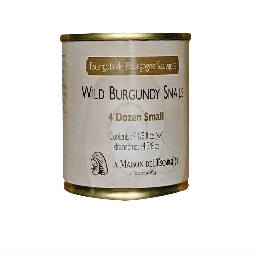 Premium Escargot Wild Burgundy Snails Rated Number One Best For Escargot Recipes, Various Sizes (4 Dozen Petit)