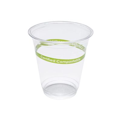 12 oz. Clear PLA Compostable Cups, Case of 1,000