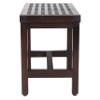 AquaTeak (Fully Assembled) Patented 24" Grate Lotus Mocha Teak Shower Bench view 4