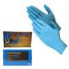 ShuBee Blue Barbarian Nitrile Gloves, L Heavy-Duty Industrial Disposable Gloves, Powder-Free, Latex-Free, Oil-Resistant for Plumbing, HVAC, Automotive & Service Work (100 Count) view 3