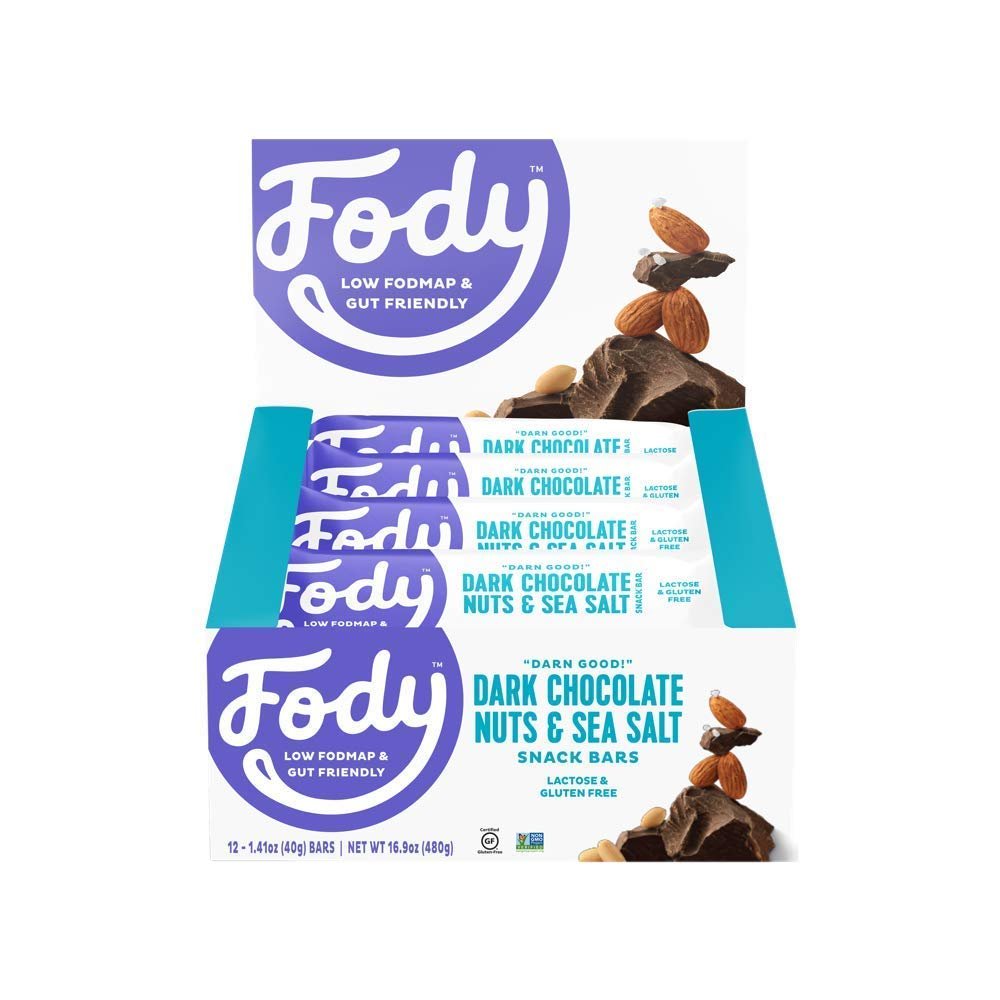 FODY FOOD COMPANY Dark Chocolate Nuts & Sea Salt Snack Bar 12ct, 1.41 OZ