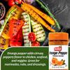 Badia Orange Pepper Seasoning, 6.5 oz - Pepper, Garlic & Onion, Zesty Citrus Blend for Chicken, Seafood & Vegetables view 3