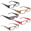 LUR READING GLASSES 5 pack Include Sun Readers +1.25 view 1