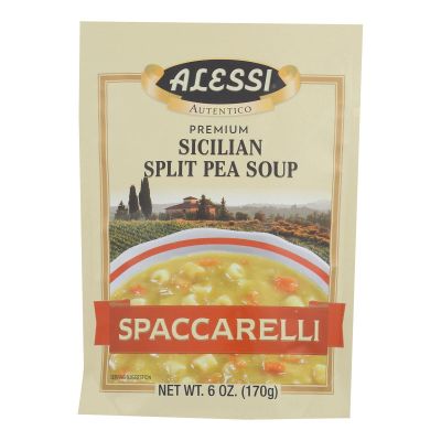 Alessi Split Pea Soup - Spaccarelli - Case Of 6-6 Oz.6