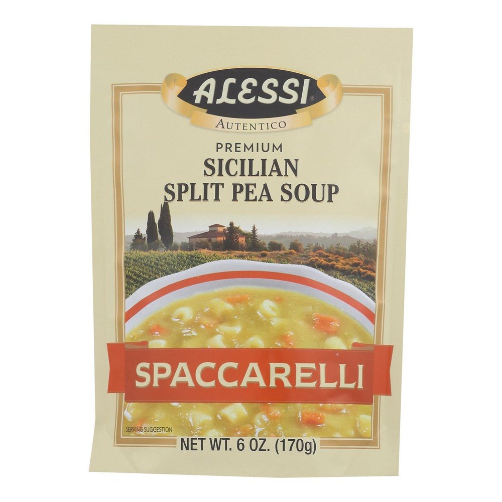 Alessi Split Pea Soup - Spaccarelli - Case Of 6-6 Oz.6