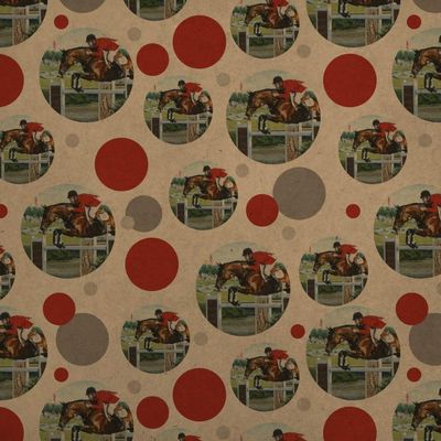 GRAPHICS & MORE Horse Show Jumping Stadium Premium Kraft Gift Wrap Wrapping Paper Roll