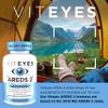 Viteyes AREDS 2 Advanced Macular Support with Bilberry, grapeseed, FLORAGLO Lutein, Selenium, Natural Vitamin E, Allergen Free, Eye Vitamins for Vision Protection, 60 Count view 2