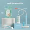 Frida Baby Sick Day Prep Kit, 4pc Set, Essentials Includes NoseFrida Nasal Aspirator, MediFrida Pacifier Medicine Dispenser, Breathefrida Vapor Chest Rub + Snot Wipes, Soothe Stuffy Noses for Babies view 2