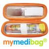 mymedibag Single Epipen Carry Case - Hardcase Insulated Medication Bag - Bright Orange Epipen Holder, Highly Visible and Noticeable Medical Case for Emergencies view 3