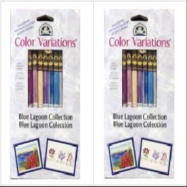 2 Pack Bundle: Color Variations Floss Pack, Blue Lagoon 2 Packages