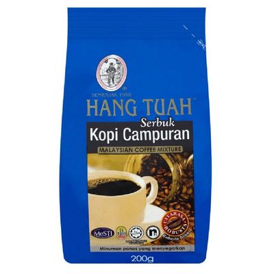 Hang Tuah Malaysian Coffee Mixture 200g (Robusta, 6 Count)
