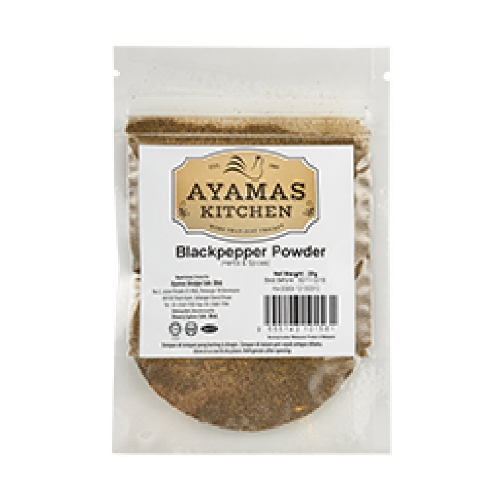 Ayamas Kitchen Herbs,Spice,Powder 20g (Black Pepper Powder, 9 Pack)