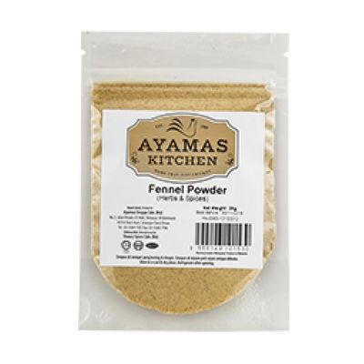 Ayamas Kitchen Herbs,Spice,Powder 20g (Fennel Powder, 6 Pack)
