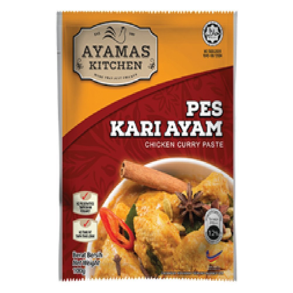 Ayamas Kitchen Paste 100g (Chicken Curry, 9 Packs)