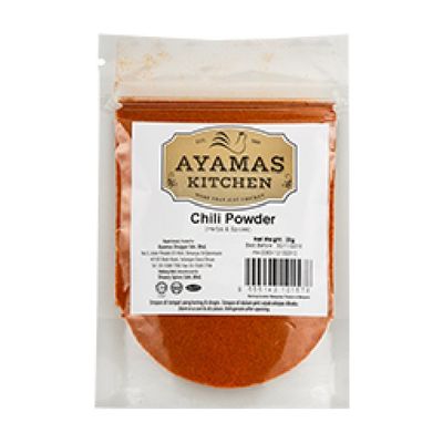 Ayamas Kitchen Herbs,Spice,Powder 20g (Chili Powder Red, 6 Pack)
