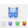 4pcs Glass Colorful Dental Dappen Dish for Dentist Lab Dental Glass Mixing Bowls view 4