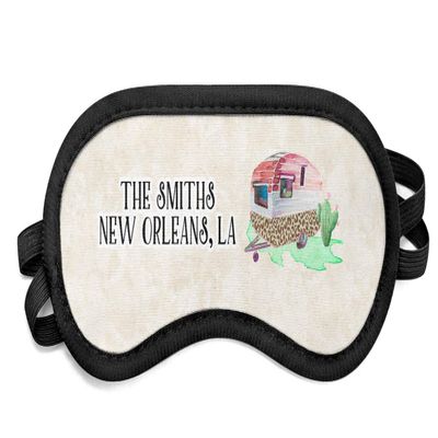 Personalized Camper Sleeping Eye Mask - Small