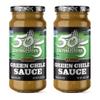Hatch Valley Green Chile Sauce - (2  16oz) 505 Southwestern - with Recipes (by Beying Malleyteen) (Medium Sauce) view 1