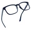 LifeArt Blue Light Blocking Glasses Women/Men Computer Reading Glasses Square Navy +1.00 view 1