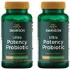 Swanson Ultra Potency Probiotic Digestive Health Immune System Support 66 Billion CFU Prebiotic NutraFlora scFOS 60 DRcaps Veggie Capsules (Caps) (2 Pack) view 1